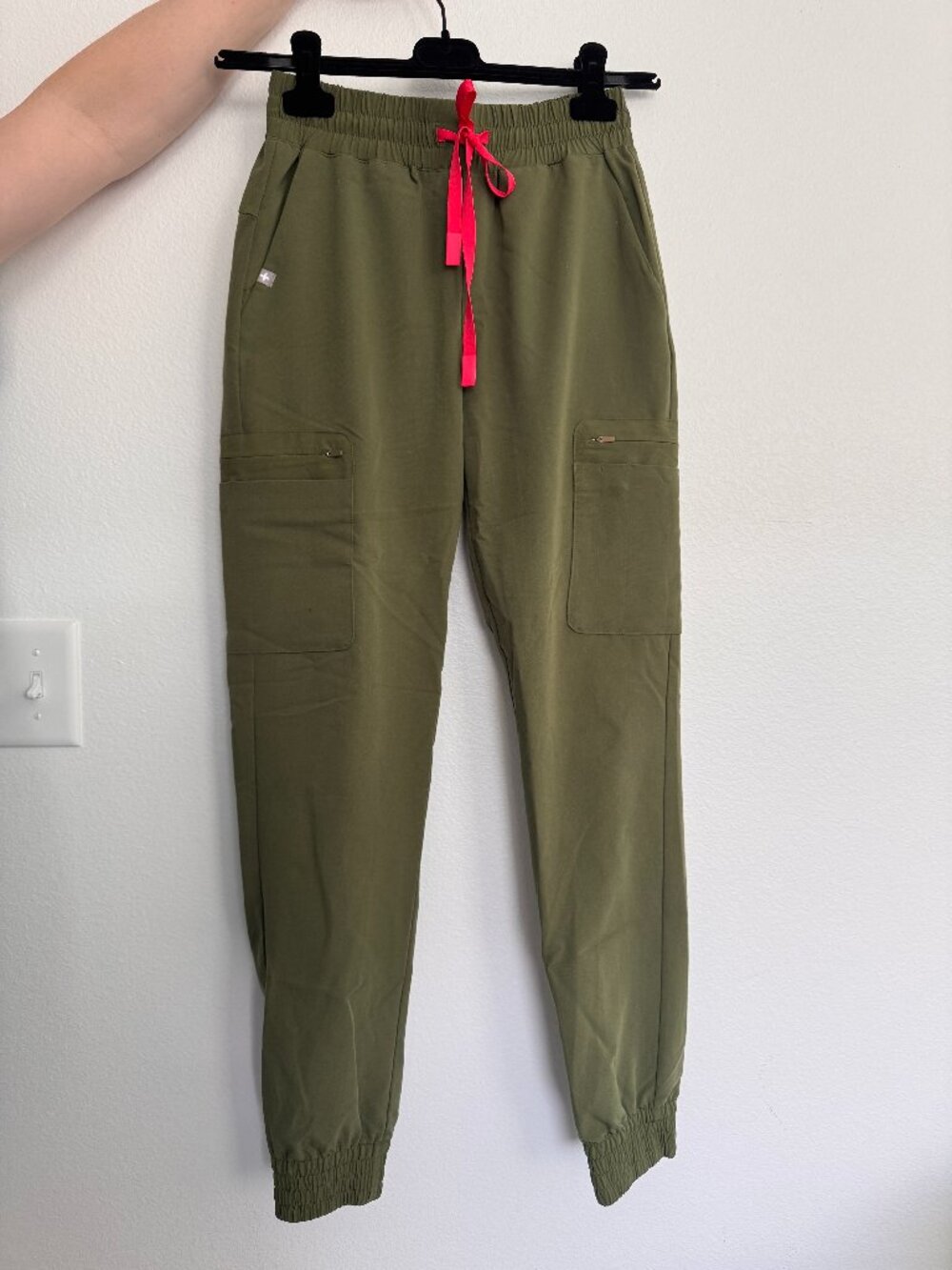 Figs scrub pants green